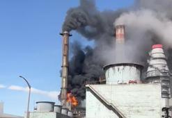 Sivas Kangal'daki termik santral yangını kontrol altında!