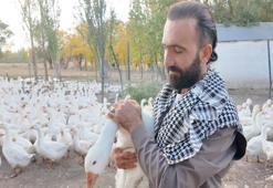 Ağrılı Hüseyin'i görenler şaşkına dönüyor! Bir ıslıkla yüzlerce hayvanı topluyor