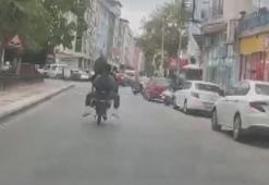 Çanakkale'de trafiği tehlikeye atan motosikletli yakalandı