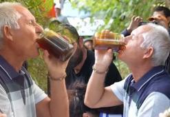 Şaşırtan performans! 2 dakikada 1 kilo bal yedi, herkes şoke oldu