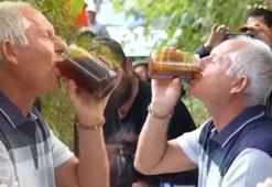 2 dakikada 1 kilogram bal yedi, izleyenler hayret etti