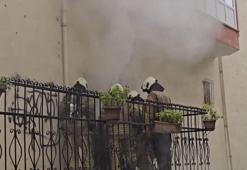 Ümraniye’de 3 katlı binada yangın paniği! 4 kişi kurtarıldı