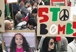 İtalya'da İsrail'e kırmızı kart! 10 bin kişi protesto etti