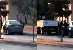 Okul müdürünü üç çocuğunun gözü önünde vurdu! Saldırı anı kamerada