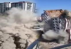 Diyarbakır'da 11 katlı bina yıkım sırasında çöktü!