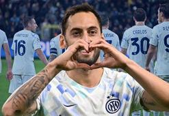 Hakan Çalhanoğlu attı Inter, USG'yi dörtledi!