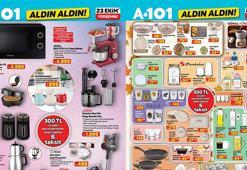 RAFLARDA SATIŞA ÇIKTI! 23 EKİM A101 AKTÜEL İNDİRİMLERİ | A101 Aldın Aldın aktüel kataloğunda hangi ürünler satışa çıktı? Mega Blender Set, Türk Kahvesi Makinesi, Çelik Çay Makinesi, Su Isıtıcı...