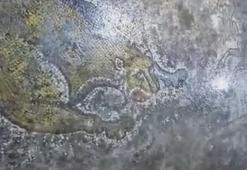 Kaçakçılara satılmak istenen 1500 yıllık mozaik ele geçirildi