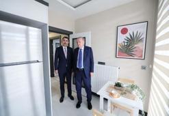 Cumhurbaşkanı Erdoğan, 'Ev Sahibi Türkiye: Yüzyılın Konut Projesi' örnek sosyal konut dairelerini gezdi