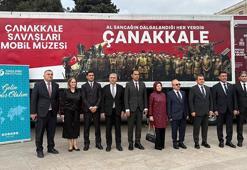 Mobil müze Azerbaycan'daydı! Çanakkale ruhu sınırları aşıyor