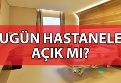 BUGÜN HASTANELER AÇIK MI? Bugün hastane poliklinikleri çalışıyor mu? 29 Ekim özel hastaneler açık mı?