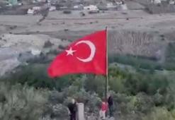 Cumhuriyet coşkusu zirvede! Dağcılar Türk bayrağını 1100 rakımda dalgalandırdı
