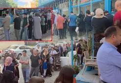 Kentte haberi alan sıraya girdi: Rabbim verdi, biz paylaştık