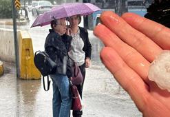 Kent felaketi yaşadı! Her yer dakikalar içinde beyaza büründü