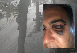 Yer: Bakırköy! Kedi beslemek isteyen iş insanına 'Yolu kapattın' dayağı kamerada