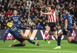 İngiltere'de lider Arsenal'e son dakikada soğuk duş!