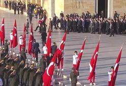 Son dakika... Erdoğan ve devlet erkanı Ata'nın huzurunda