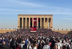 10 Kasım'da Anıtkabir'e ziyaretçi akını