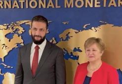 Suriye Cumhurbaşkanı Şara, Washington'da IMF Başkanı ile görüştü