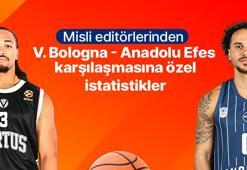 Misli editörlerinden Virtus Bologna - Anadolu Efes karşılaşmasına özel istatistikler