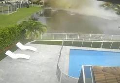 ABD'de uçak gölete düştü! Can kaybı var