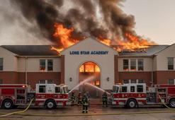 Yapay zeka ile yapılan yangın fotoğrafı, okulda paniğe neden oldu