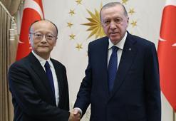 Cumhurbaşkanı Erdoğan, Asya Kalkınma Bankası Başkanı Masato Kanda’yı kabul etti