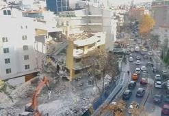 Ankara’nın göbeğinde yıkım paniği! Bina bir anda çöktü, faciadan dönüldü