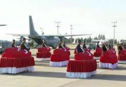 Gürcistan'da düşen uçakta şehit olan askerlerimizi uğurluyoruz