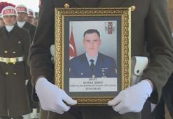 Azerbaycan-Gürcistan sınırında düşen askeri kargo uçağında şehit olan Burak İbbiği için cenaze töreni düzenlendi