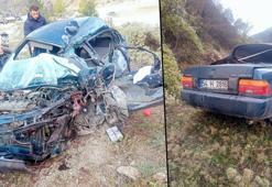 Bolu'da kamyon ile otomobil çarpıştı: 1 ölü, 1 yaralı