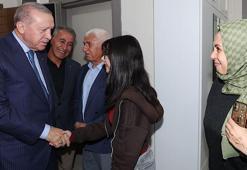 Cumhurbaşkanı Erdoğan'dan Adıyaman'da depremzede aileye sürpriz ziyaret