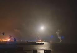 Rusya'nın Novorossiysk bölgesindeki İHA saldırısının görüntüleri ortaya çıktı