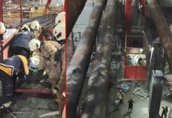 Beyoğlu’nda metro inşaatında iskele faciası! 2 şüpheli tutuklandı
