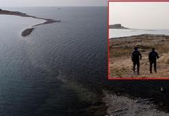 Van Gölü çekildi, gizli yol ortaya çıktı! Korkutan yeni tehlike: ‘Yürümeyin'