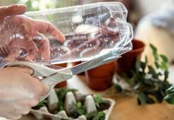 Plastik şişeden otomatik fiskiye! Bahçe sulamayı unutanlara tek atımlık çözüm