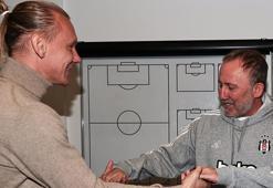 Domagoj Vida, Beşiktaş'ı ziyaret etti