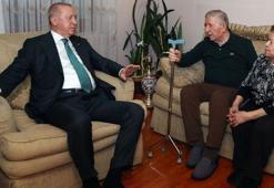 Erdoğan'dan eski TBMM Başkanı Köksal Toptan'a ziyaret