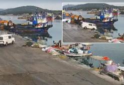 Direksiyon hakimiyetini kaybetti, araç denize uçtu