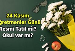24 Kasım Pazartesi Öğretmenler Günü resmi tatil mi? 24 Kasım Öğretmenler Günü okullar var mı, tatil mi?