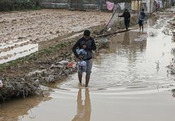 BM: Gazze'de birçok aile sel tehlikesiyle karşı karşıya