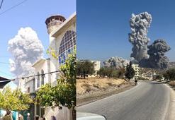 Suriye'de şiddetli patlama! Bölgeden dumanlar yükseliyor