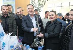 Atık pil getirene zeytin fidanı