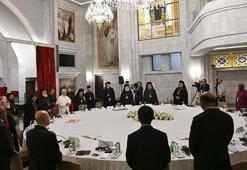 Papa 14. Leo, Mor Ephrem Süryani Ortodoks Kilisesi’nde Yerel Kiliselerin Liderleri ve Hıristiyan Toplulukları ile toplantıya katıldı