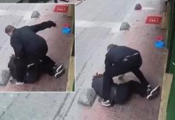 Beyoğlu'nda şok görüntüler! 'Adam dövdüm' diyerek teslim oldu