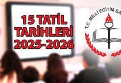 15 TATİL NE ZAMAN? 2025-2026 sömestr tatili ne zaman başlıyor? MEB ilkokul, ortaokul, lise 15 tatil takvimi