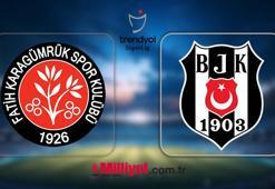 MAÇ SONUCU: Fatih Karagümrük-Beşiktaş maçı kaç kaç bitti?