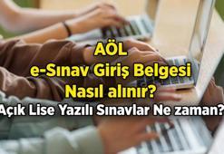 AÖL e - Sınavlar başlıyor! Açık lise e-sınav giriş belgesi nasıl alınır? 2025/1.Dönem AÖL yazılı sınavlar ne zaman, sınav yerleri ne zaman belli olacak?