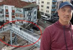 Evin içini gören üst geçit yıkılıp, yenisi yapıldı: Yine gözüküyor, değişen fazla bir şey yok