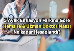 HEMŞİRE MAAŞI VE UZMAN DOKTOR MAAŞI || 5 Aylık 17,55 Enflasyon Zam Farkına göre Hemşire Maaşı ve Uzman Doktor Maaşı ne kadar hesaplandı?